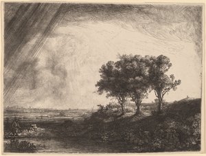 Kolme puuta tekijältä Rembrandt van Rijn