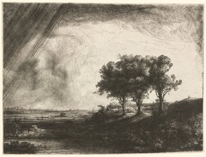 Kolme puuta tekijältä Rembrandt van Rijn