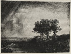 Kolme puuta tekijältä Rembrandt van Rijn