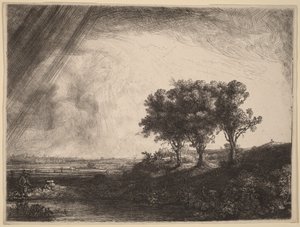 Kolme puuta tekijältä Rembrandt van Rijn