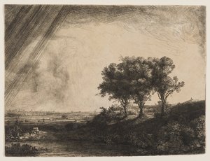 Kolme puuta tekijältä Rembrandt van Rijn