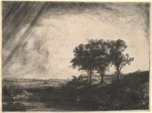 Kolme puuta tekijältä Rembrandt van Rijn