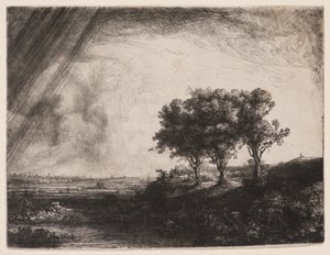 Kolme puuta tekijältä Rembrandt van Rijn