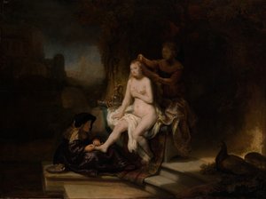 Batseban wc, 1643. tekijältä Rembrandt van Rijn