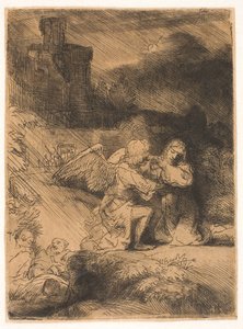 Tuska puutarhassa tekijältä Rembrandt van Rijn