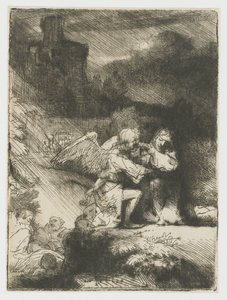 Tuska puutarhassa tekijältä Rembrandt van Rijn