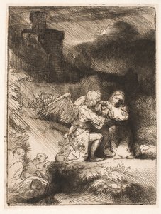 Kärsimys puutarhassa tekijältä Rembrandt van Rijn