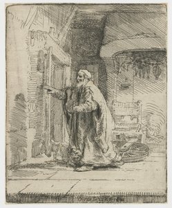 Tobitin sokeus: suurempi levy tekijältä Rembrandt van Rijn