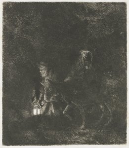 Lento Egyptiin: yökappale tekijältä Rembrandt van Rijn
