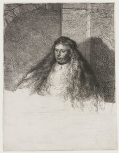 Suuri juutalainen morsian tekijältä Rembrandt van Rijn