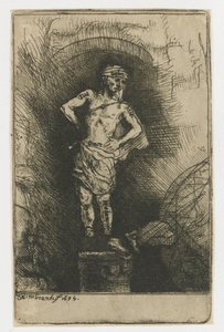 Nebukadnessarin näkemä kuva tekijältä Rembrandt van Rijn