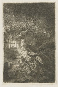 Loput lennolla Egyptiin: yökappale tekijältä Rembrandt van Rijn