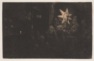Kuninkaiden tähti: yökuva tekijältä Rembrandt van Rijn