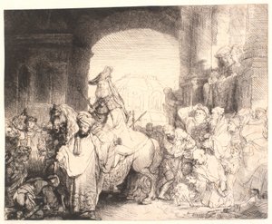 Mordokain voitto tekijältä Rembrandt van Rijn