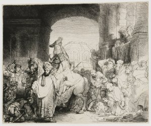 Mordokain voitto tekijältä Rembrandt van Rijn