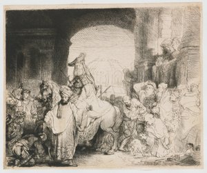 Mordokain voitto tekijältä Rembrandt van Rijn