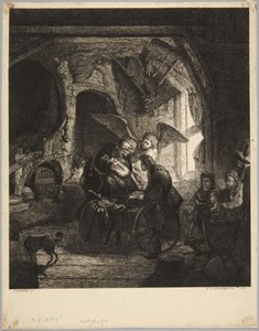 Tobias saa näkönsä takaisin tekijältä Rembrandt van Rijn