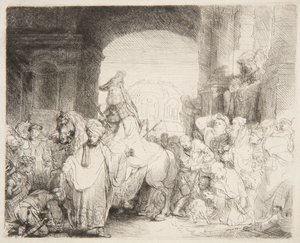 Mordokain voitto tekijältä Rembrandt van Rijn