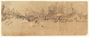 Näkymä Diemenistä tekijältä Rembrandt van Rijn
