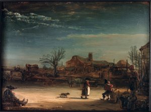 Winterlandschaft tekijältä Rembrandt van Rijn