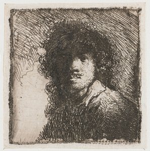 Omakuva paljaalla päällä tekijältä Rembrandt van Rijn