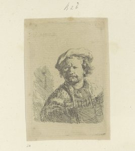 Autoretrat amb boina i capa decorada Recueil de quatre-vingt-cinq estampes originales (títol de la sèrie)finlandès tekijältä Rembrandt van Rijn