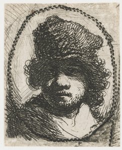 Omakuva turkislakilla tekijältä Rembrandt van Rijn