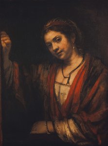 Hendrickje Stoffelsin muotokuva tekijältä Rembrandt van Rijn