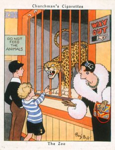 Eläintarha (värillinen litografia)