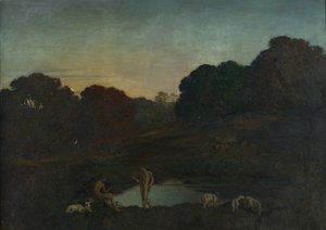 Pastoraalinen kohtaus, 1911. tekijältä René Ménard