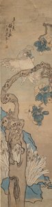 Papukaija kukkapuussa, 1835-1893 tekijältä Ren Xun