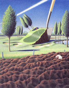 Spade, 2005, Värikynäpiirros paperille tekijältä Rene Boin