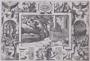 Medea pakenee Jasonia Lyhytkätinen miekka Jason jahtaa häntä, mutta ei voi elää..., 1563.