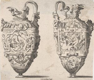Kaksi maljakkoa, 1500-1600-luku.