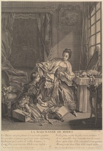 Muotikauppias, 1746-55.
