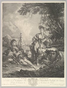 Le Berger Recompensé Palkittu paimen, 1700-luku.