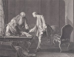 Tuhlaajapoika, joka vaatii perintöään, n. 1751.