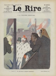 Portugalin rajalla. Kuvitus Le Rirelle