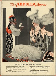 Abdulla-savukkeet, 1920-luku tekijältä Rene Vincent