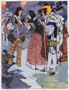 Saint-Cyrin oppilas Ludvig XIV:n alaisuudessa (värinen lito) tekijältä Rene Vincent
