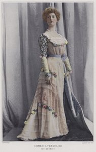 Henriette Henriot, ranskalainen näyttelijä (värikuva)