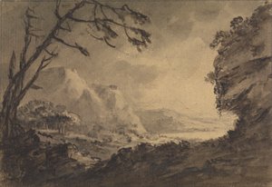 Kalliomainen maisema tekijältä Rev. William Gilpin