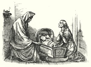 Hans Christian Andersen: Äidin tarina (litho)