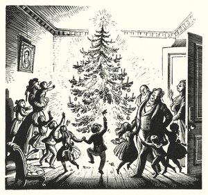 Hans Christian Andersen: Kuusi (litho)