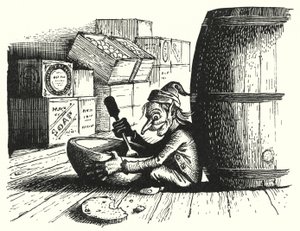 Hans Christian Andersen: The Goblin and The Huckster (litho) tekijältä Rex (after) Whistler