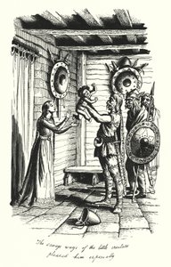 Hans Christian Andersen: Suokuninkaan tytär (litho)