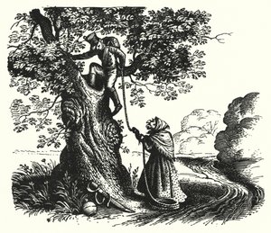 Hans Christian Andersen: The Tinder-Box (litho) tekijältä Rex (after) Whistler
