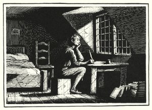 Hans Christian Andersen: Mitä kuu näki (litho)