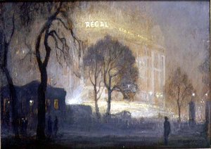 The Regal Hyde Parkista sumuisena iltana tekijältä Rex Vicat Cole