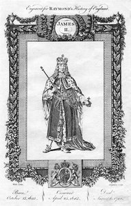 James II Englannista, 1700-luku. tekijältä Reynolds Grignion